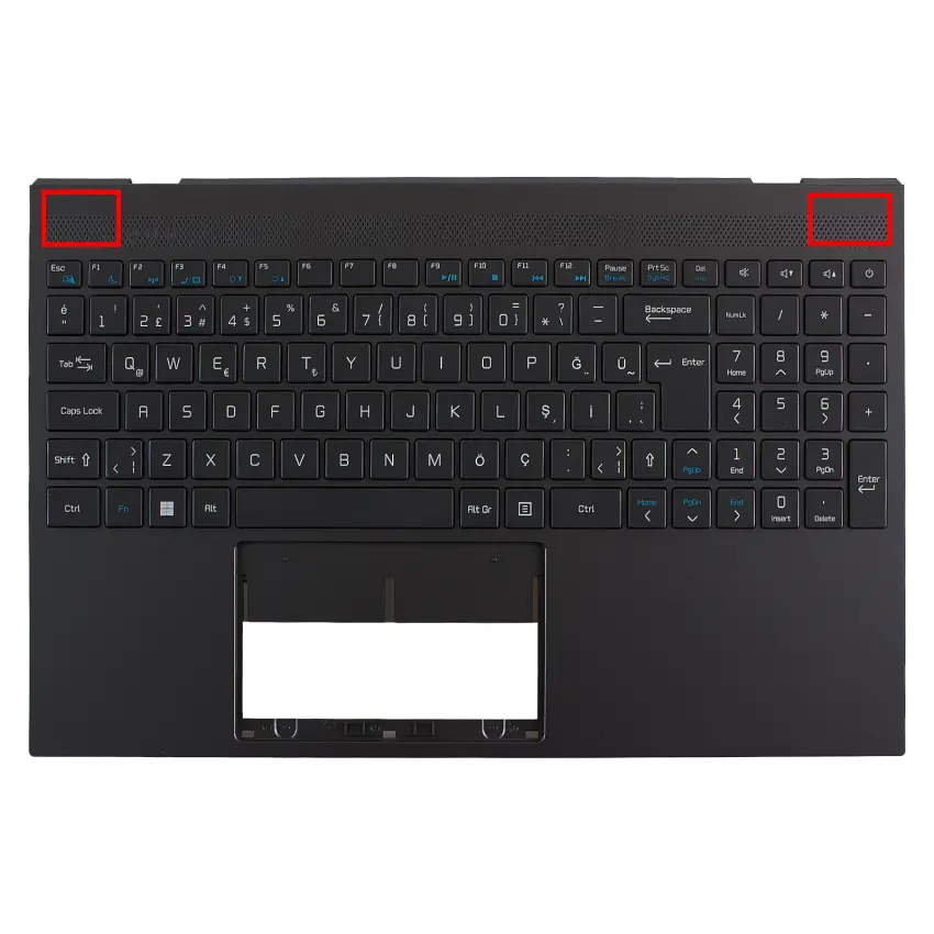Casper Nirvana C600.1155-DF00X-G-F Notebook Klavye Kasalı (Siyah TR)