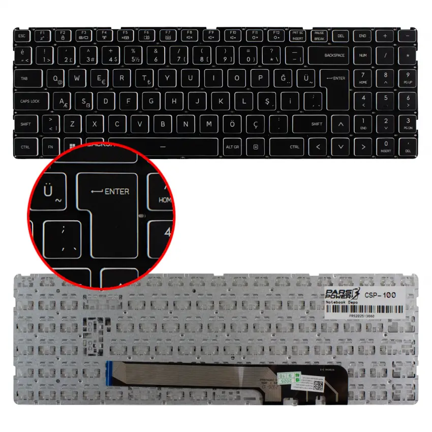 Monster Abra TFM17H36TQ98526W Klavye (Siyah TR)