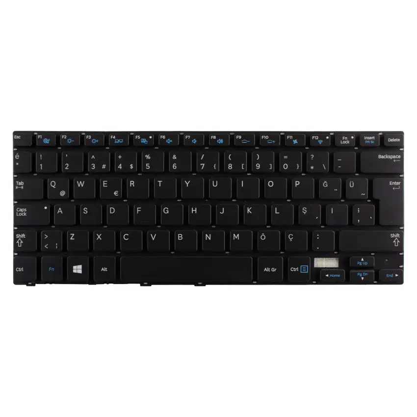 Samsung Ativbook 7 Np730u3e Klavye Işıklı (Siyah TR)