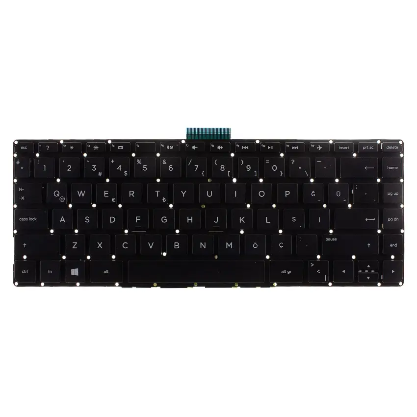 HP Pavilion x360 13-s102nt (P4A53EA) Notebook Klavye (Siyah TR)