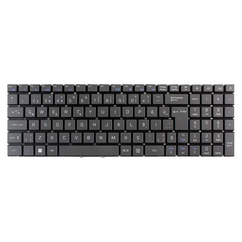 Casper Nirvana C600.1135-BV00P-G-F Notebook Klavye (Siyah TR)