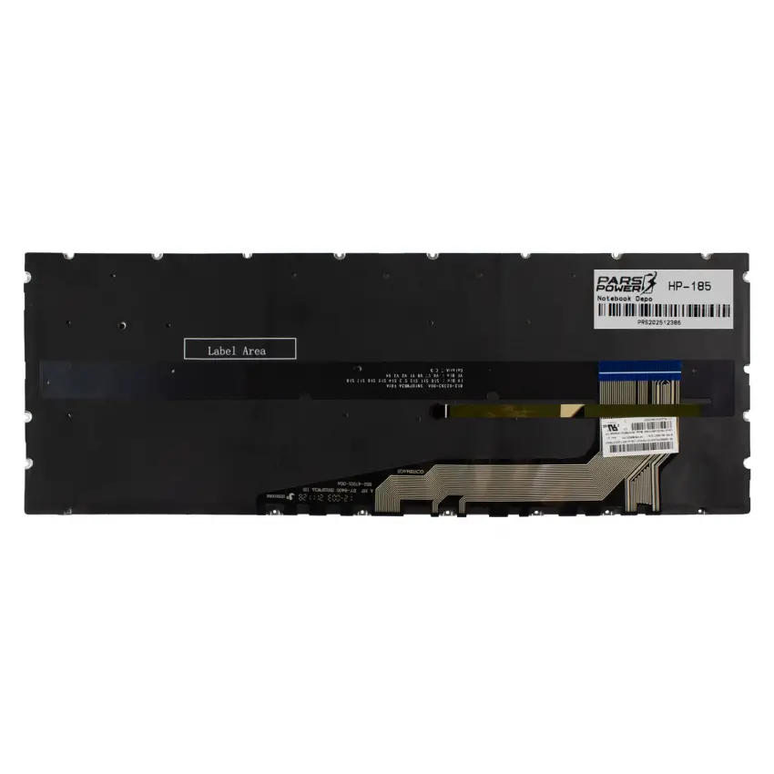 HP Pavilion Aero 13-be Serisi 13-be0xxx Klavye Işıklı (Gümüş TR)