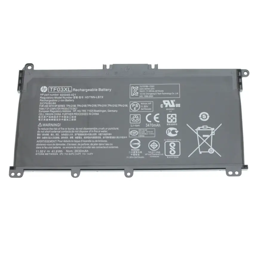 Hp Pavilion 15-cc023cl Batarya - Pil