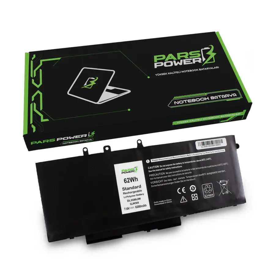 Dell Latitude E5495, P60F Batarya - Pil (Pars Power)