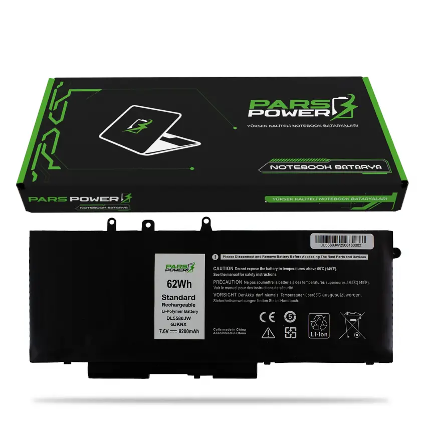 Dell WFWKK, 0WFWKK Batarya - Pil (Pars Power)