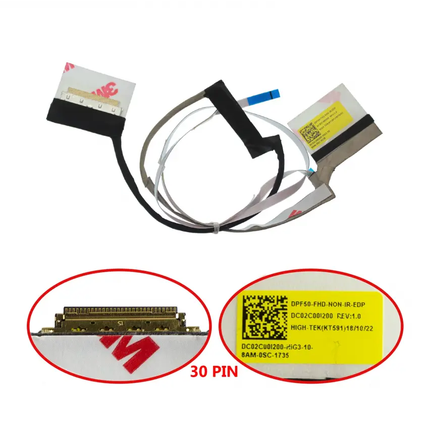 HP Pavilion 15-cx0044nt 9FE35EA Lcd - Ekran Data Flex Kablosu