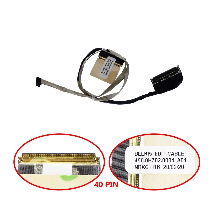 Dell G3 15 3590-FB300F85C Lcd - Ekran Data Flex Kablo