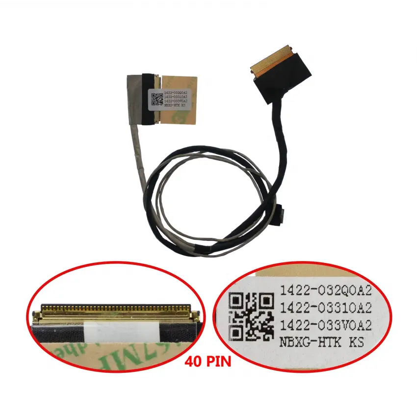 Asus FX505DT-BQ180T, FX505DU-AL085 Lcd - Ekran Data Flex Kablosu