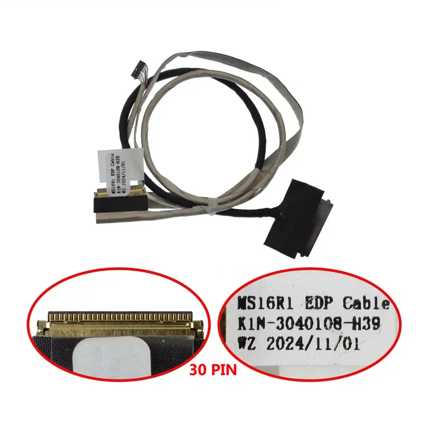 Msi K1N-3040321-H58 30 Pin Lcd - Ekran Data Flex Kablosu