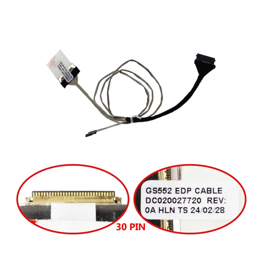 Lenovo IdeaPad 3-15IML05 Type 81WB Lcd - Ekran Data Flex Kablosu