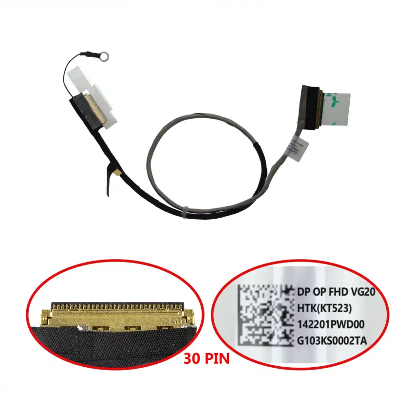 Toshiba Satellite P50-A ,P50-B, P50T Lcd - Ekran Data Flex Kablosu