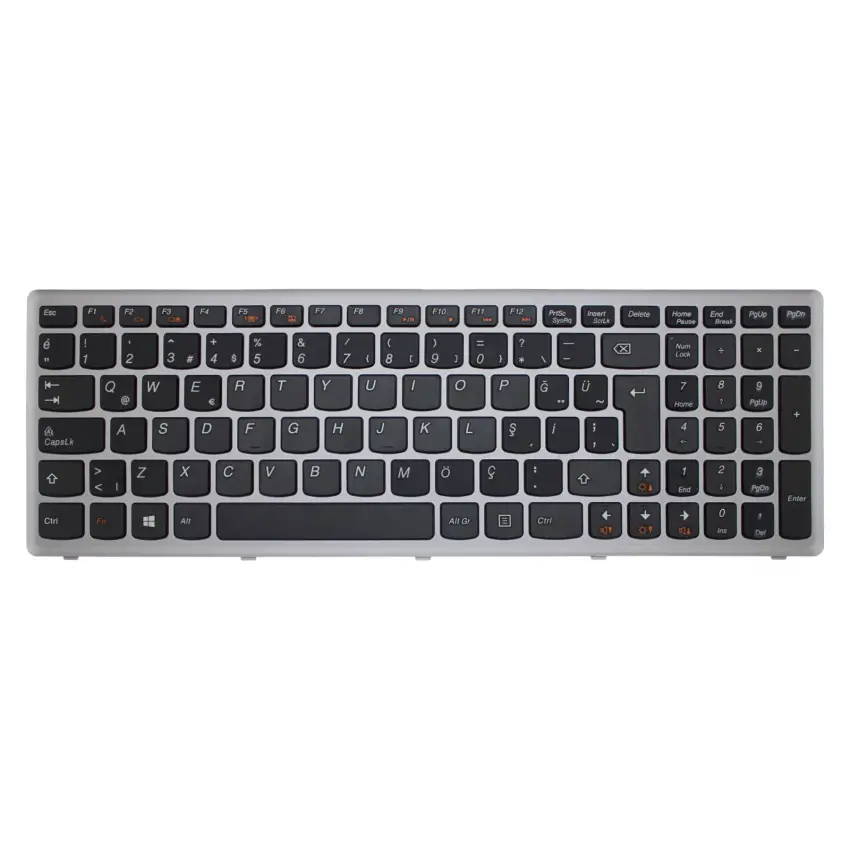 Lenovo V-1365200K1-TR, V-136520QK1-TR Klavye Işıklı (Siyah TR)