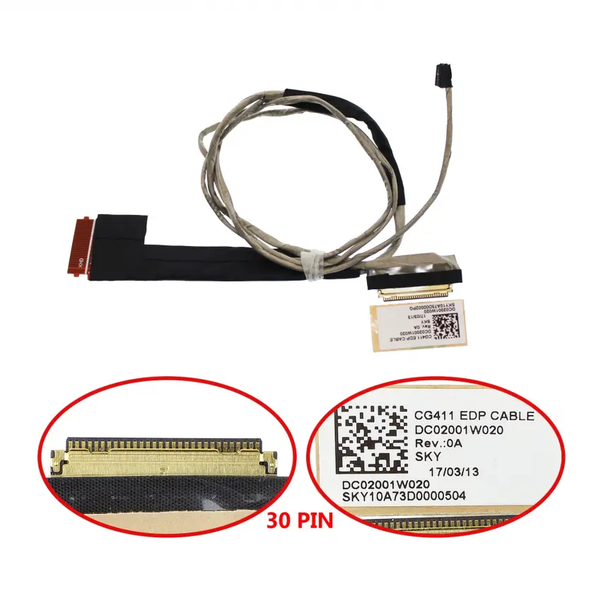 Lenovo ideaPad DC02001W110 Lcd - Ekran Data Flex Kablosu