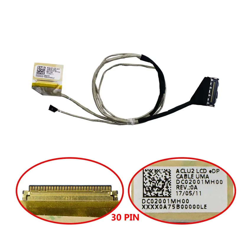 Lenovo ideaPad G50-30, G50-45, G50-70, Z50-30, Z50-45, Z50-70, DC02001MC0 Data Lcd, Led Kablo