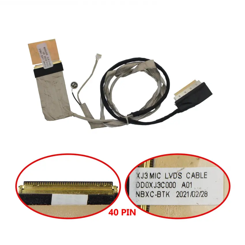 Asus K55VM-SX114D, K55VM-SX115D Lcd - Ekran Data Flex Kablosu