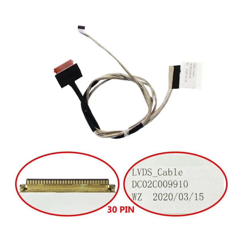 Lenovo ideaPad 110-15IBR 80T700FMTX Lcd - Ekran Data Flex Kablo