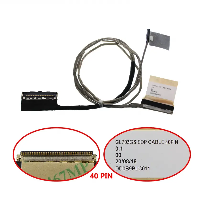 Asus ROG GL703GM-71250 Lcd - Ekran Data Flex Kablosu
