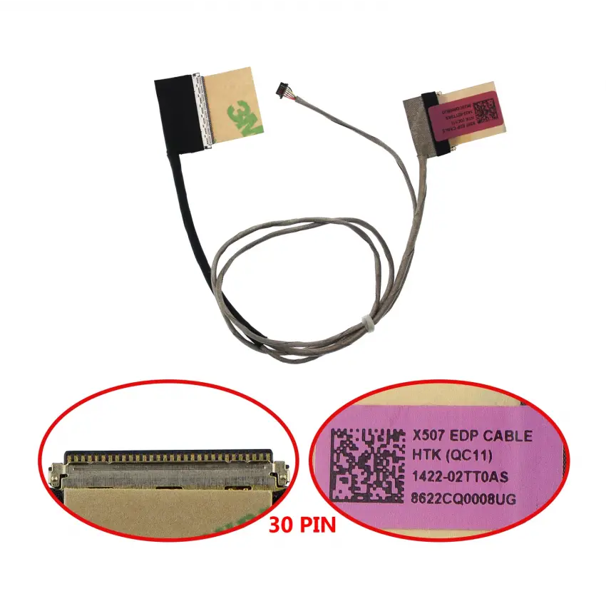 Asus X507MA-BR060T Lcd - Ekran Data Flex Kablosu