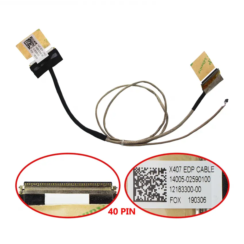 Asus X407UB-BV234 Lcd - Ekran Data Flex Kablosu