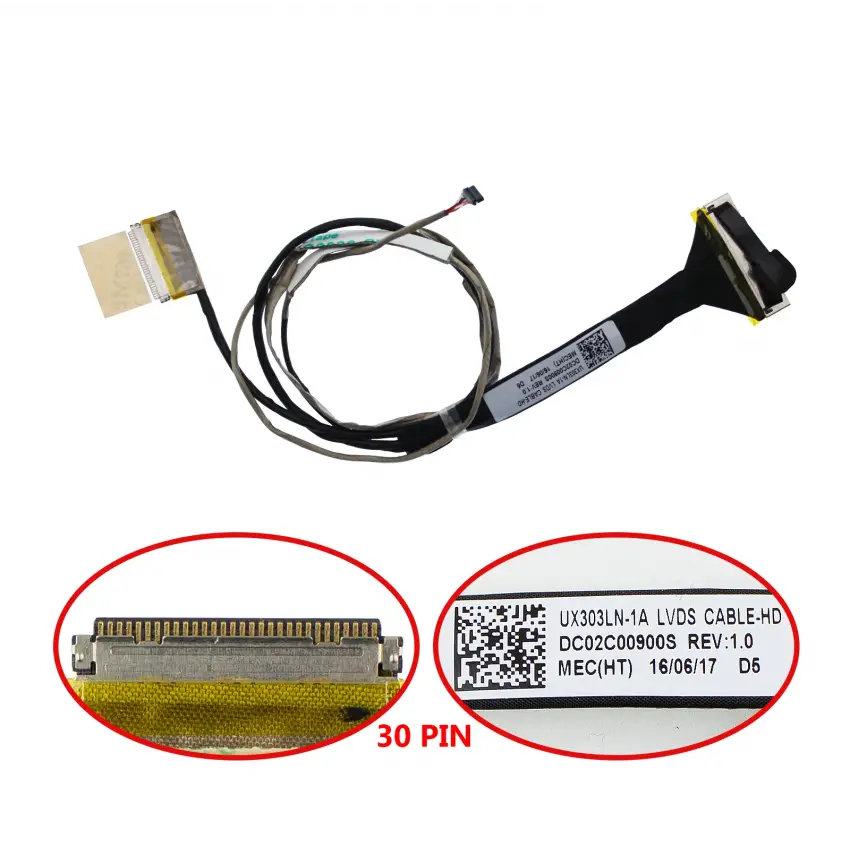 Asus ZenBook UX303UB-TR761SQ Lcd - Ekran Data Flex Kablosu