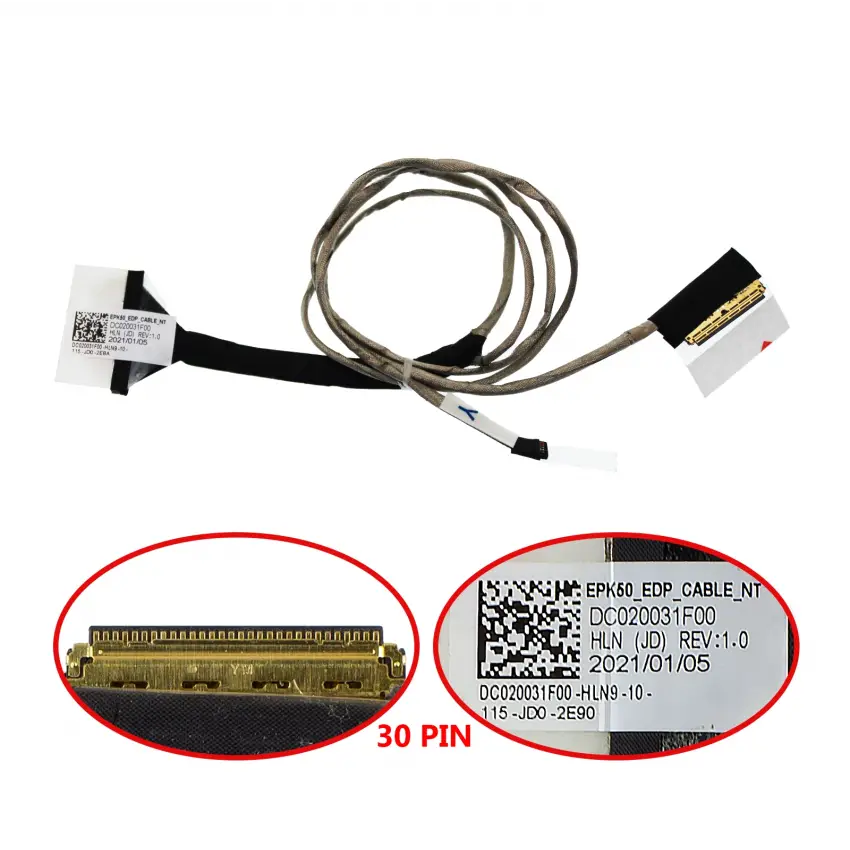 HP 15-da2xxx, 15-da3xxx Lcd - Ekran Data Flex Kablosu