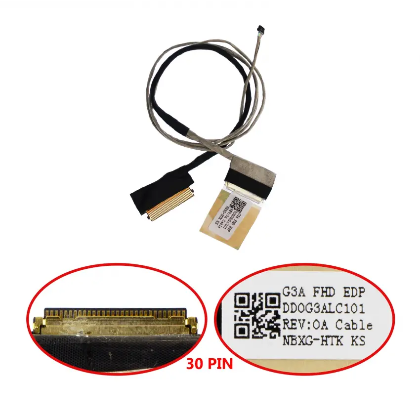 HP OMEN DD0G3ALC101 REV:0A Lcd - Ekran Data Flex Kablosu