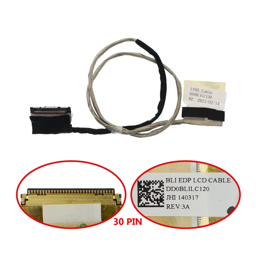 Toshiba Satellite DD0BLILC110 Lcd - Ekran Data Flex Kablosu
