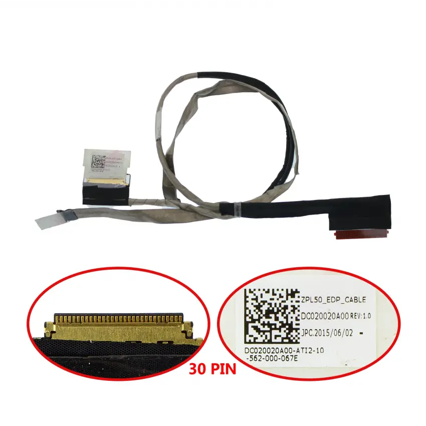 HP ProBook 450 G2 (N0Z28EA) Lcd - Ekran Data Flex Kablosu