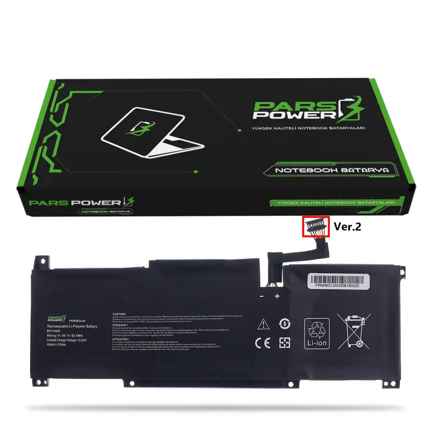 Msi Modern 14 C11m Batarya - Pil (Pars Power)