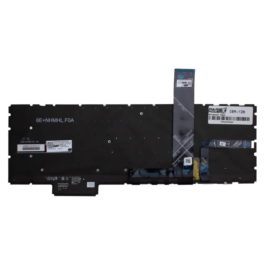 Lenovo IdeaPad Gaming 3 SN21F36129, PT5SYXBG Klavye Işıklı (Füme TR)