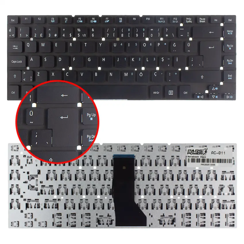 Notebook Klavye AC-011