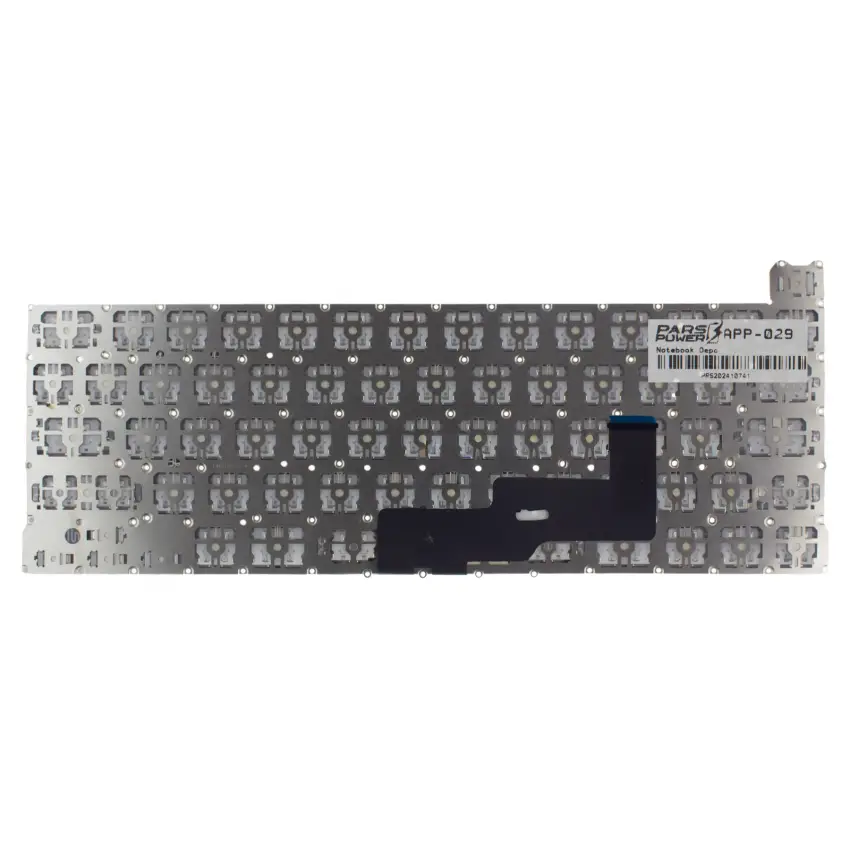 Apple MacBook Pro 13 M1 A2338 2020 Klavye Işıklı (Siyah US)