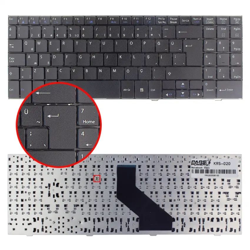 Lg LgA51 Notebook Klavye (Siyah TR)