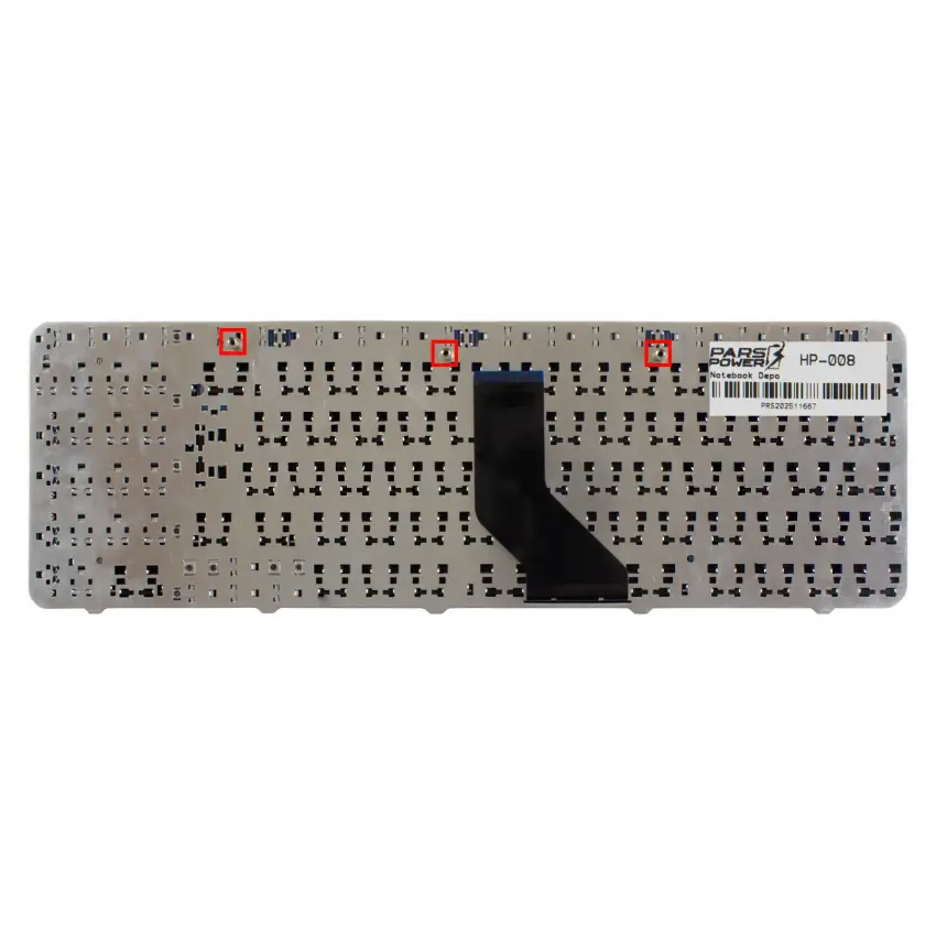 HP Compaq Presario CQ60, G60 Serisi 496771-141, 502958-141, 535009-141 Notebook Klavye (Siyah TR)