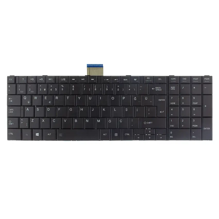 Toshiba Satellite U50T-A Klavye (Siyah TR)