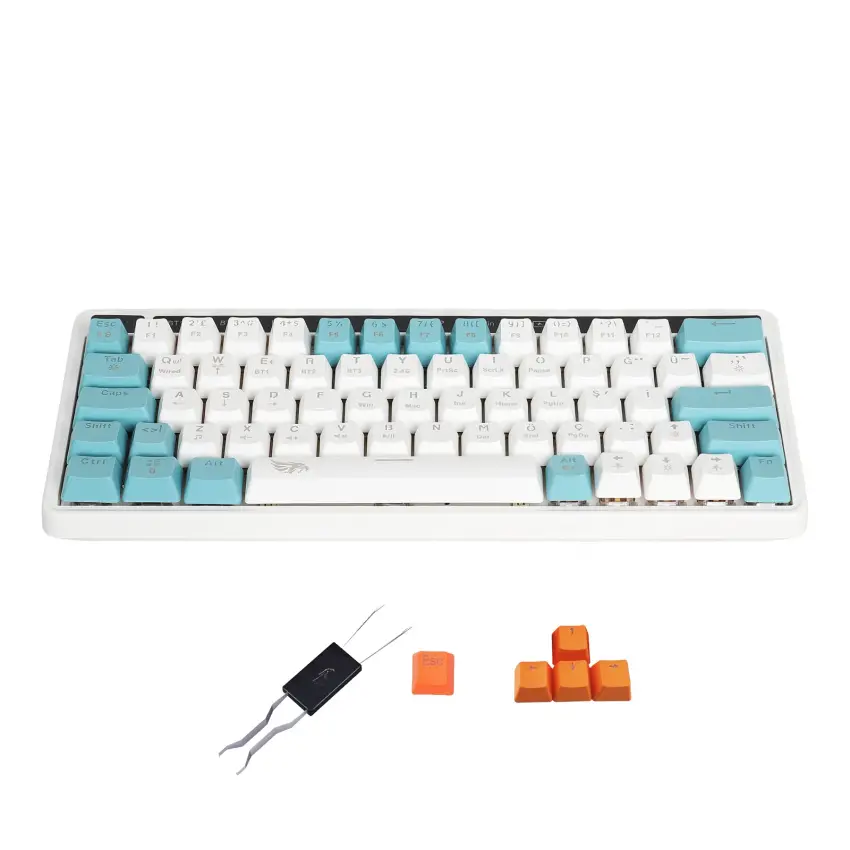 Gameagle Airsync MK-64X1AAR Mekanik Kablosuz Rgb Işıklı Gamer Klavye