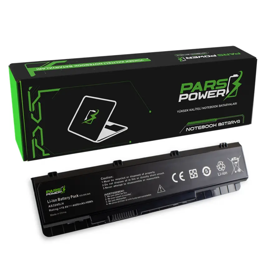 Asus A32-N45, A32-N55, 07G016J01875M Notebook Batarya - Pil (Pars Power)