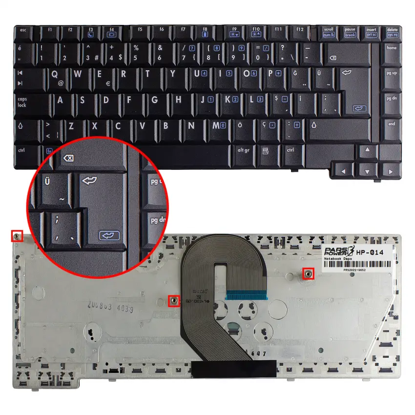 Notebook Klavye HP-014