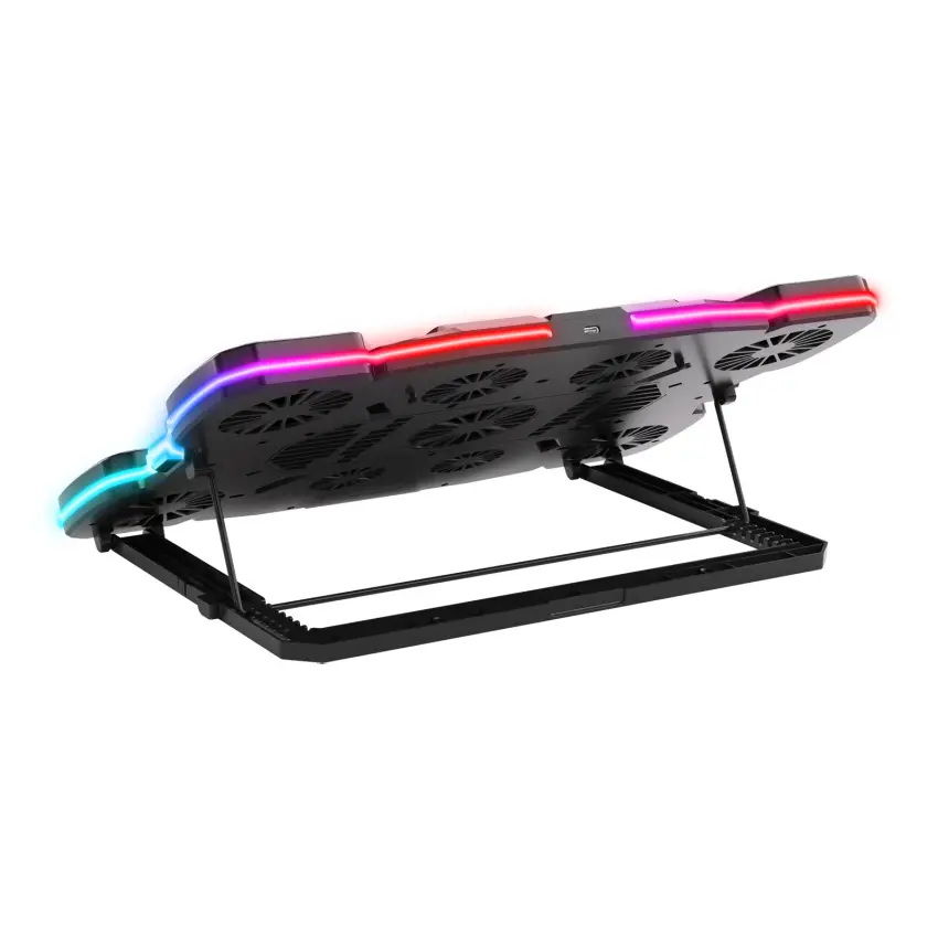 Eagle Vortex K11 RGB 11 Fanlı 10 RGB Modlu 9-17.3 Notebook Soğutucu Stand Laptop Soğutucu