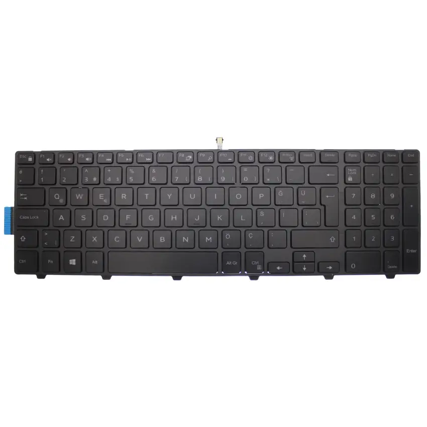 Dell MP-13N76TQ-442, MP-13N7 Notebook Klavye Işıklı (Siyah TR)
