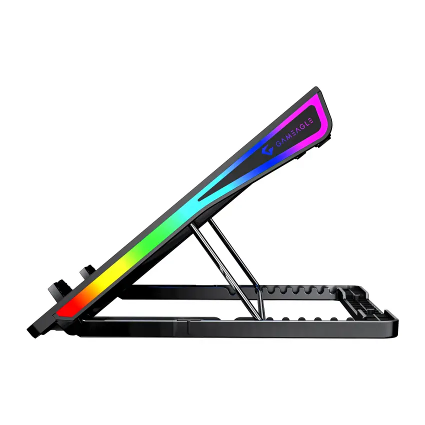 Gameagle Shadow Cool GT15 RGB 15 Fanlı 10 RGB Modlu 9-17.3 Notebook Soğutucu Stand Laptop Soğutucu
