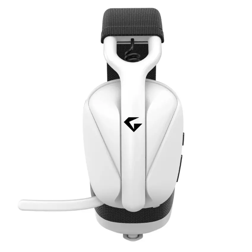 Ghost Pro 3.0 Kablosuz 2.4Ghz+Bluetooth+3.5MM Kablolu Mikrofonlu Profesyonel Oyuncu Kulaklığı Beyaz