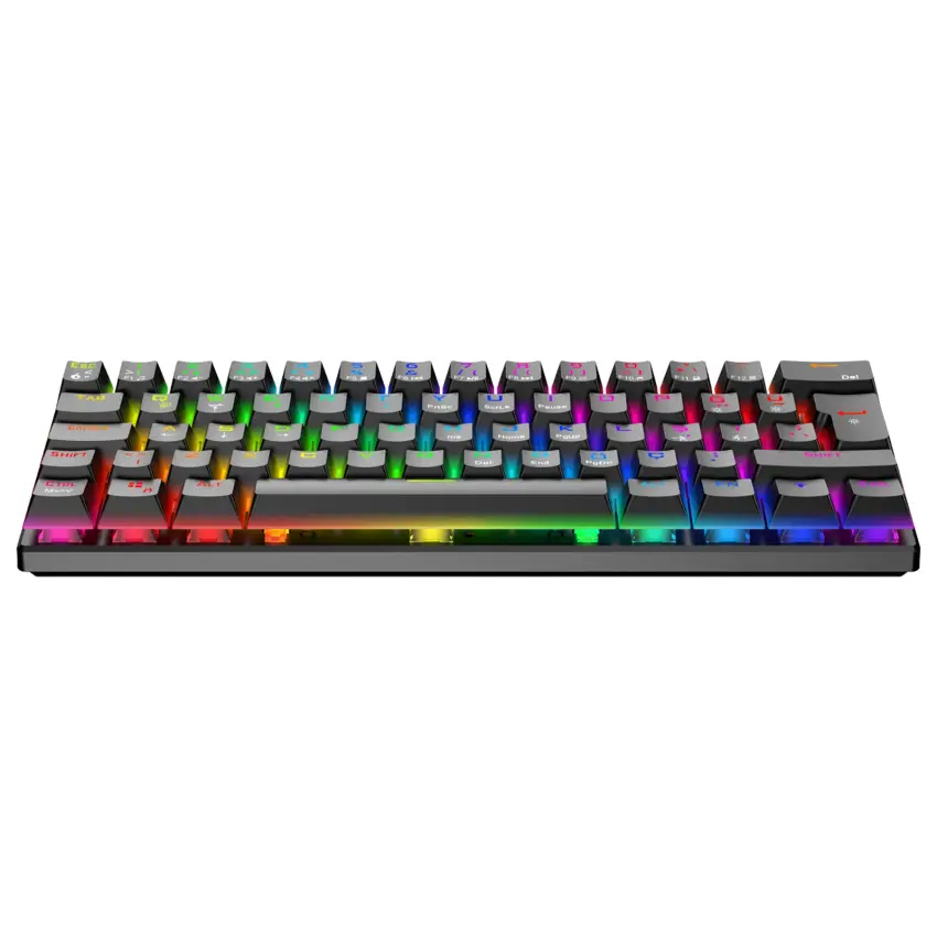 Gameagle Helios RGB Kablolu Bilek Destekli TR Layout Double Shot Full Anti-Ghosting Mekanik Oyuncu Klavyesi