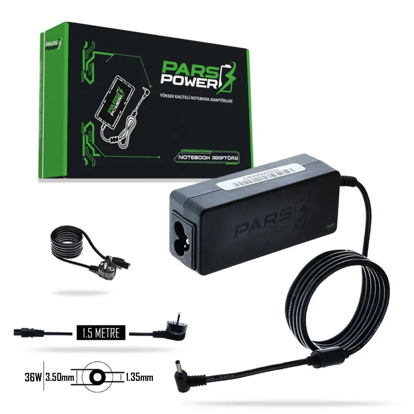 Pars Power PRS-094 36W 12V 3A (3.5*1.35mm) Adaptör Şarj Aleti-Cihazı (Pars Power)