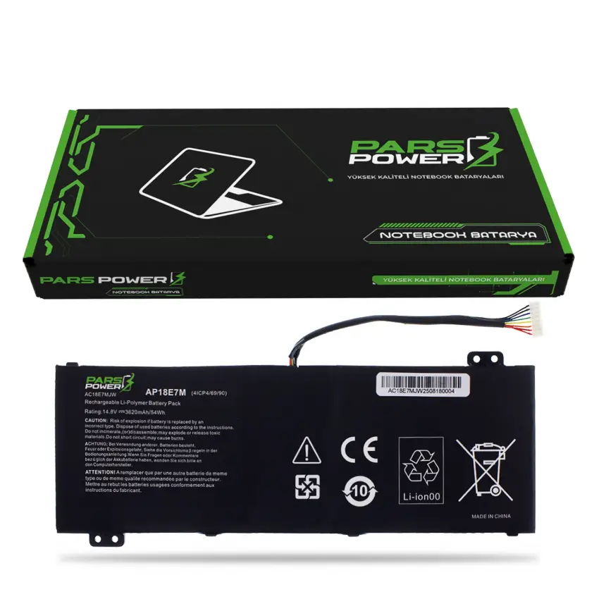 Acer Nitro 5 AN515-55-53AM Batarya - Pil (Pars Power)