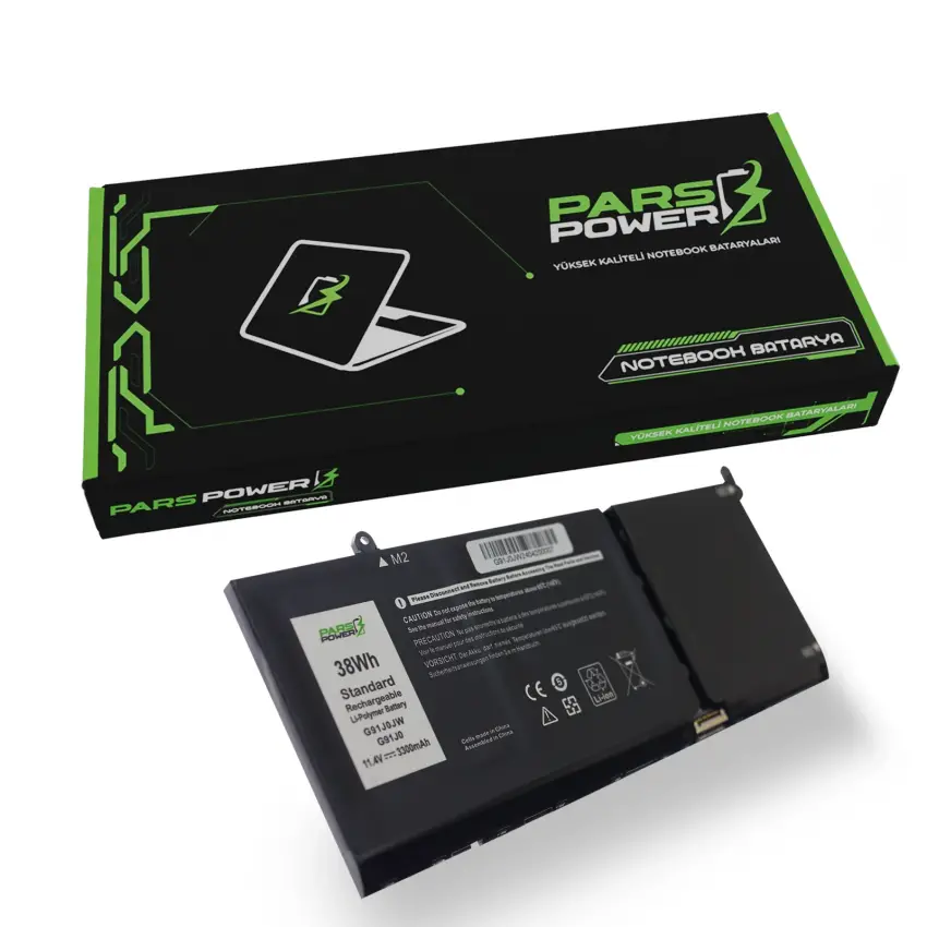 Dell Inspiron P125F, P125F001 Batarya - Pil (Pars Power)
