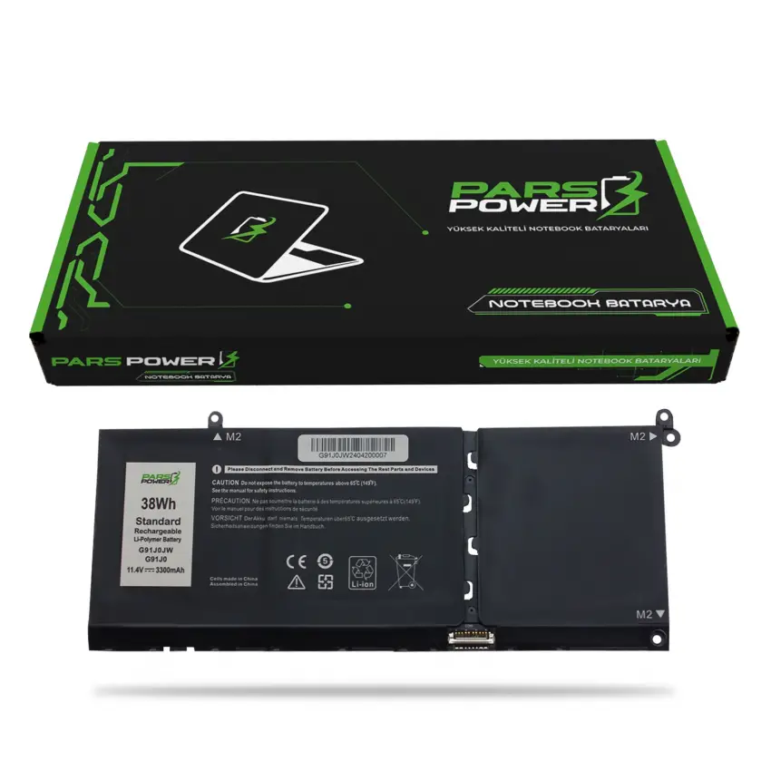 Dell Inspiron P125F, P125F001 Batarya - Pil (Pars Power)