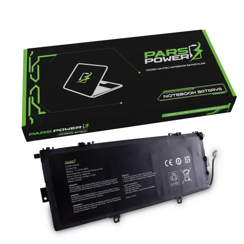 Asus ZenBook C31N1724JW Batarya - Pil (Pars Power)
