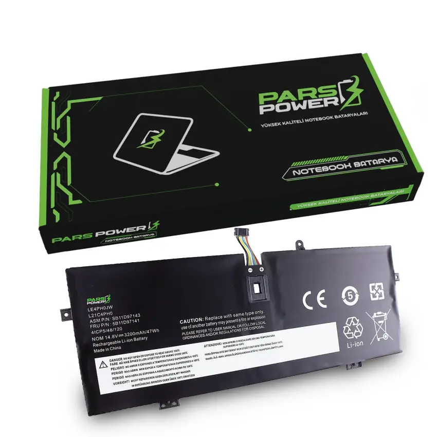 Lenovo Yoga 9 SB11D97136 Batarya - Pil (Pars Power)