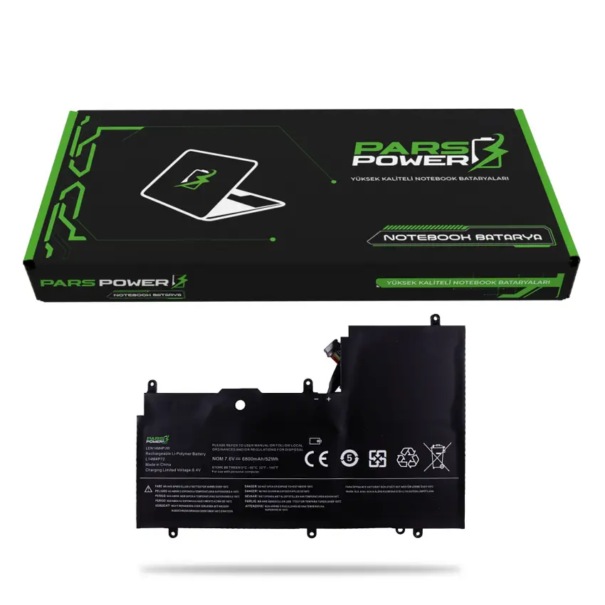 Lenovo Yoga L14M4P72, L14S4P72 Batarya - Pil (Pars Power)